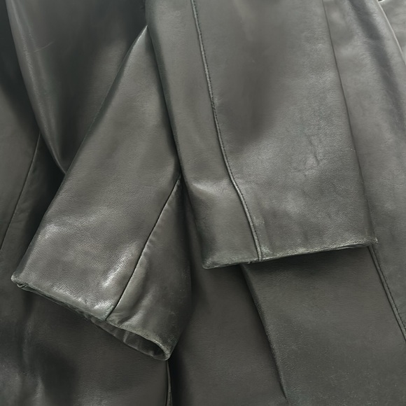 Leather trench coat - Picture 5 of 6